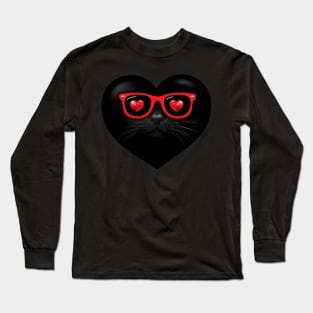 BLACK CAT LOVE! Long Sleeve T-Shirt